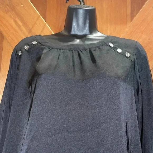 Michael Kors Black Blouse-8 - Picture 2 of 7